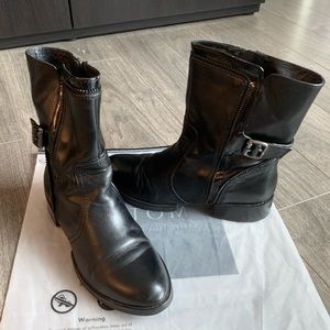 Alexander Wang Leather Short Bootie